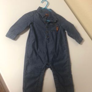 Denim jumpsuit. EUC